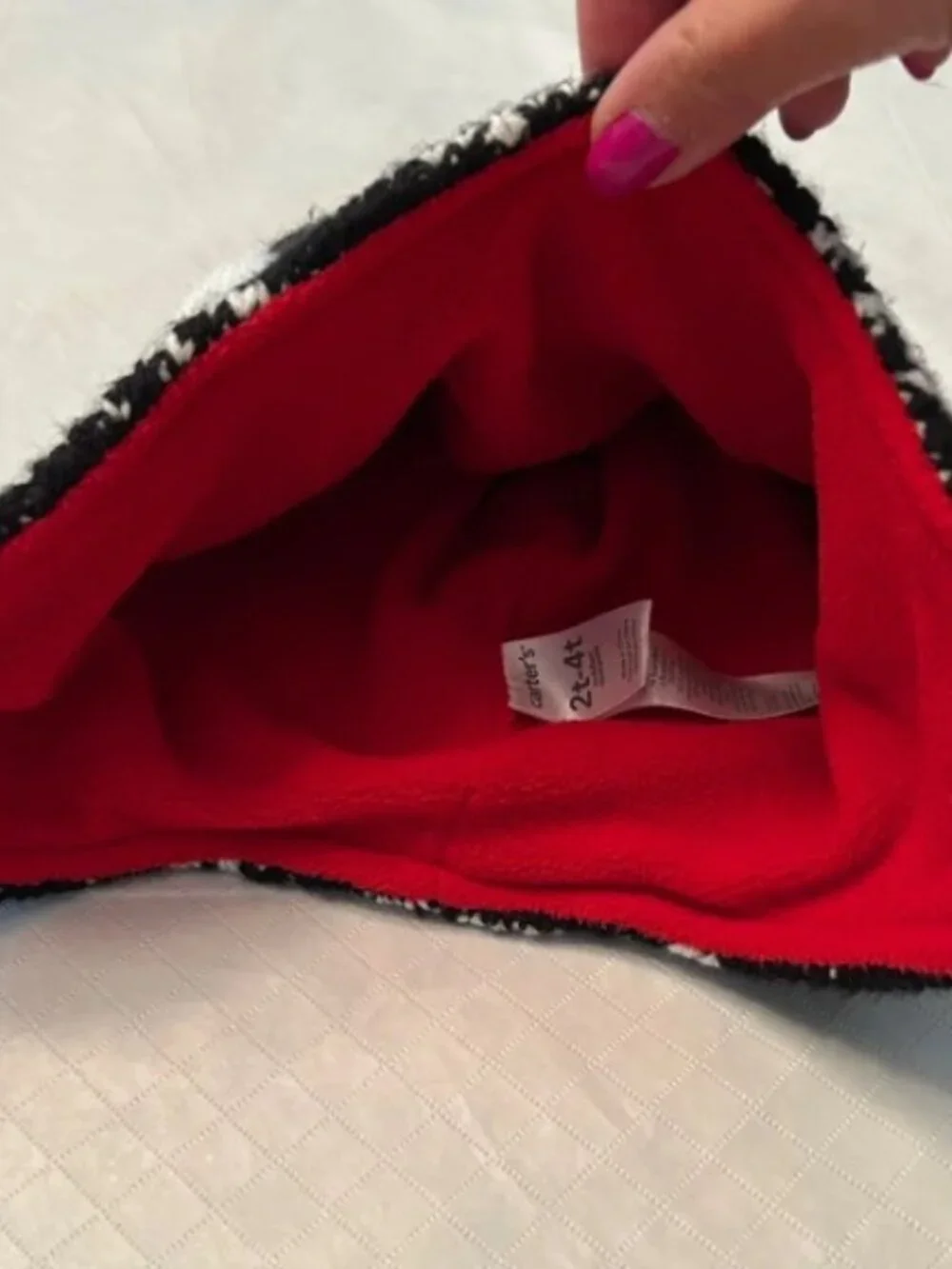 Kid’s Chullo-style trapper hat